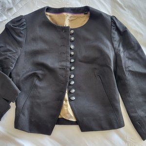 Ted Baker Cropped Black Bow Jacket